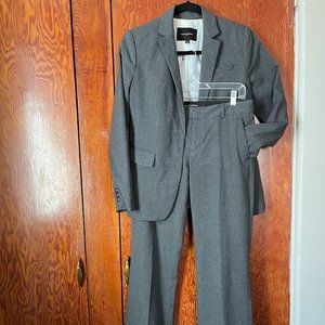 Banana Republic Gray Suit & Shirt